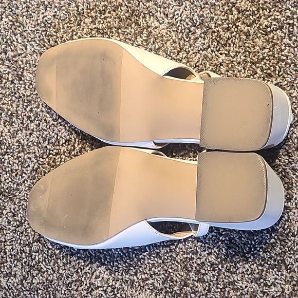 Torrid White Gold Buckle Slingbacks - Picture 4 of 4